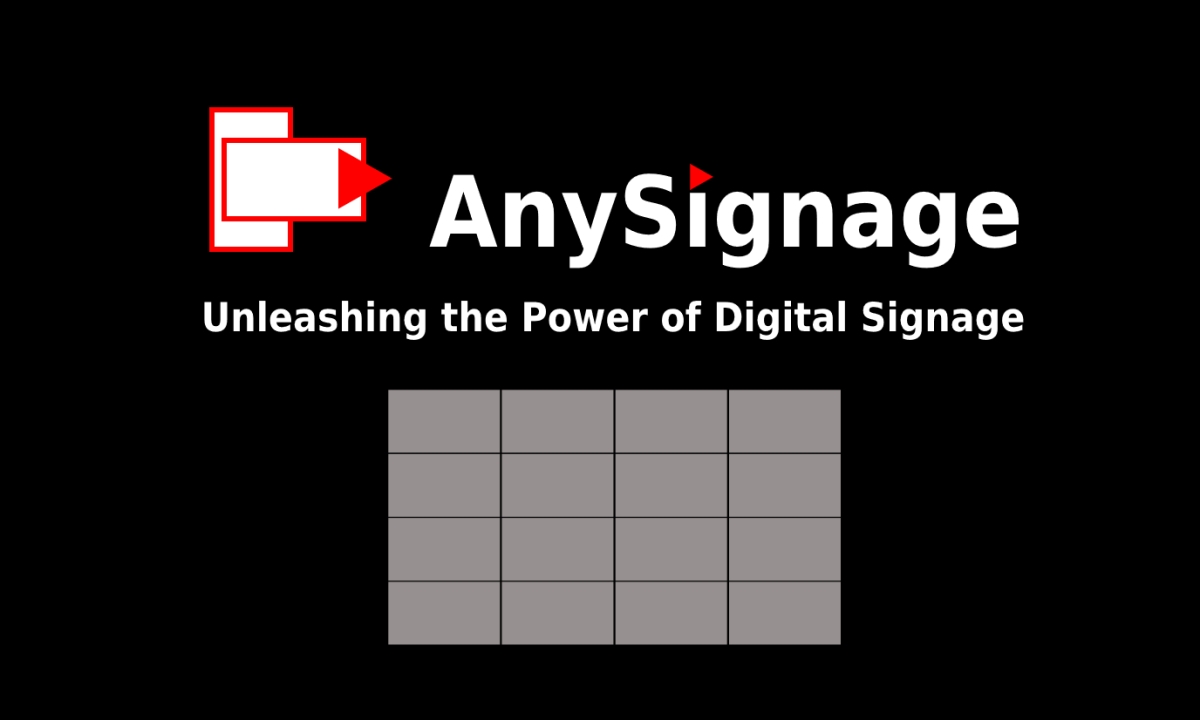 How to drive Videowall using AnySignage